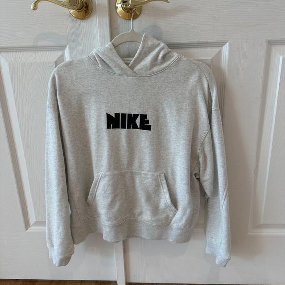 Nike Women’s Grey French Terry Pullover - Picture 10 of 11